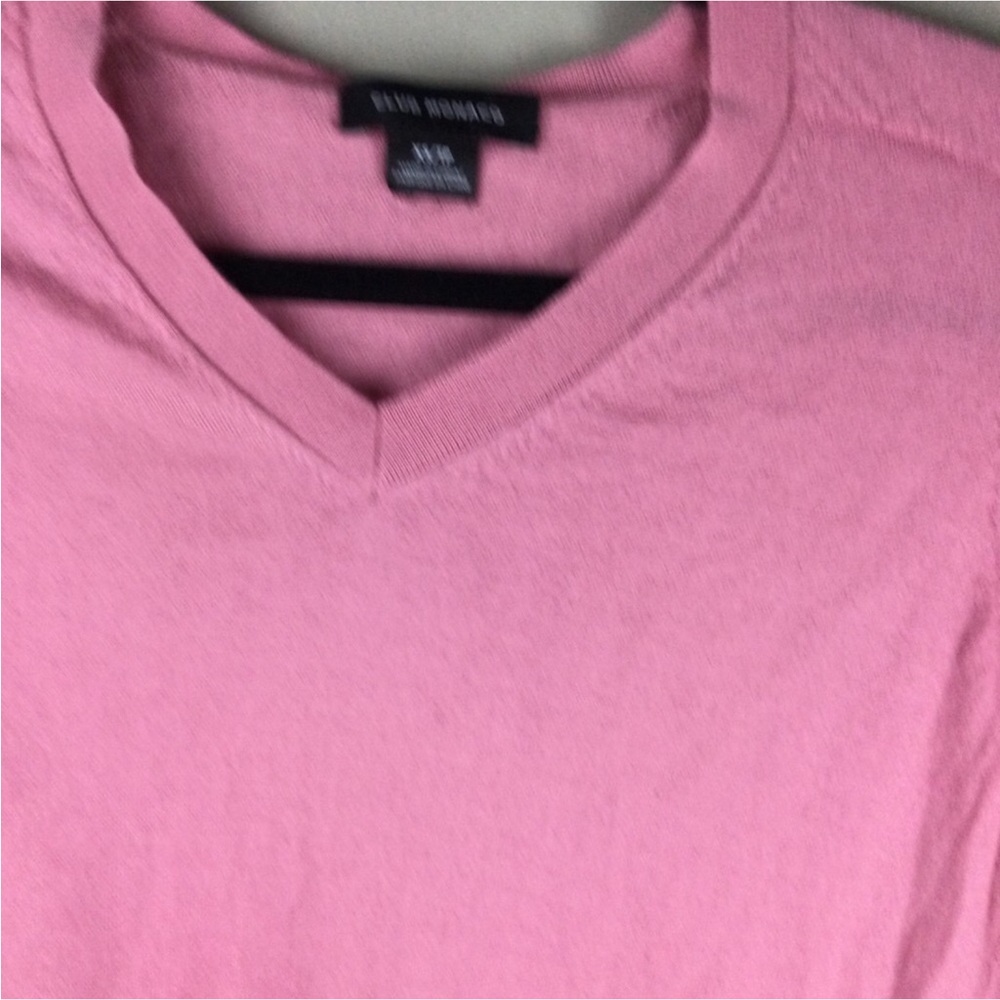 Club Monaco 100% Wool Rose Pink V-Neck Long Sleeve Sweater Size XS - Picture 4 of 9
